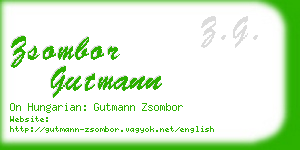 zsombor gutmann business card